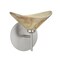 Besa Lighting Hoppi Mini Sconce, Mocha, Satin Nickel Finish, 1x40W Halogen 1SW-191383-SN - alternate 1